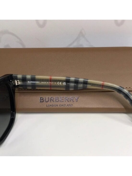 New 100% Authentic Burberry BE4277 3757/T3 Polarized Sunglasses – Black Frame main image 7